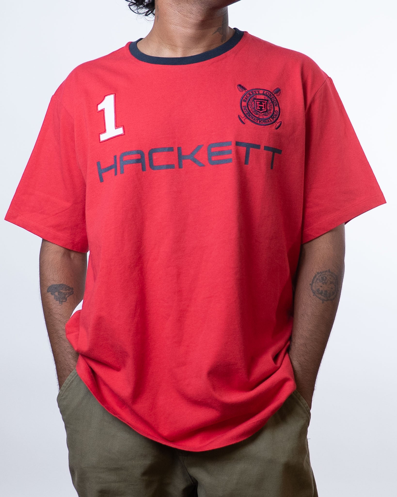 Hackett Red Crewneck Tee