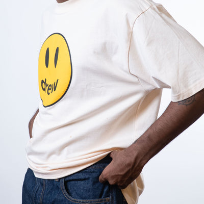 Drew house mascot cream short sleeve tshirt
