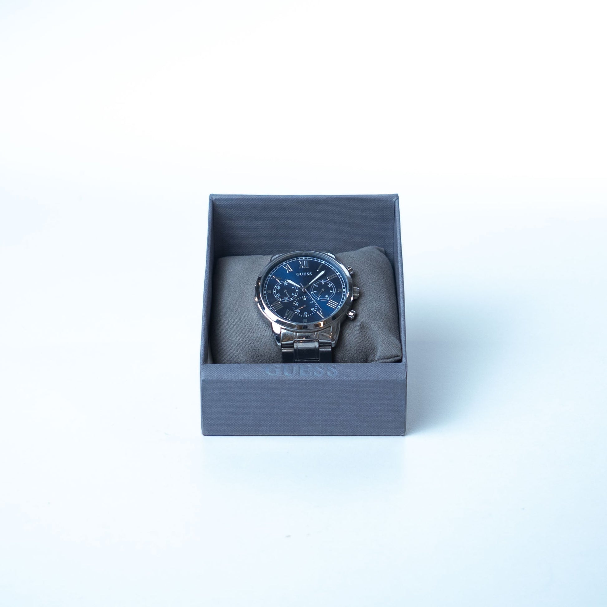 Guess Hendrix Blue Dial Analog Watch
