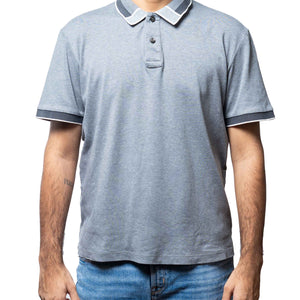 Boss Grey Slim Fit Polo T-Shirt