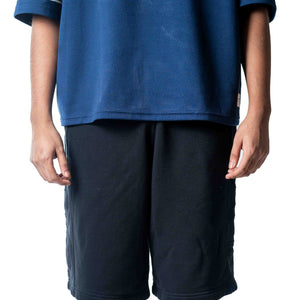Burberry Black Embossed Logo Shorts