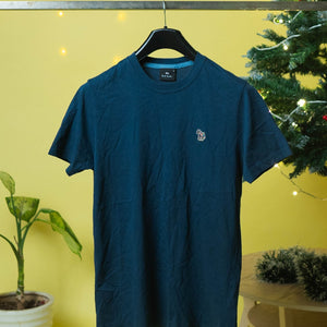 Paul Smith  Dark Green Organic Cotton Zebra Logo T-Shirt