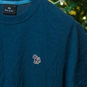 Paul Smith  Dark Green Organic Cotton Zebra Logo T-Shirt
