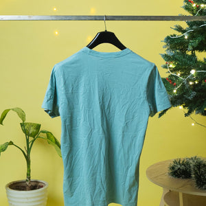 Paul Smith Teal Zebra Logo Cotton T-Shirt