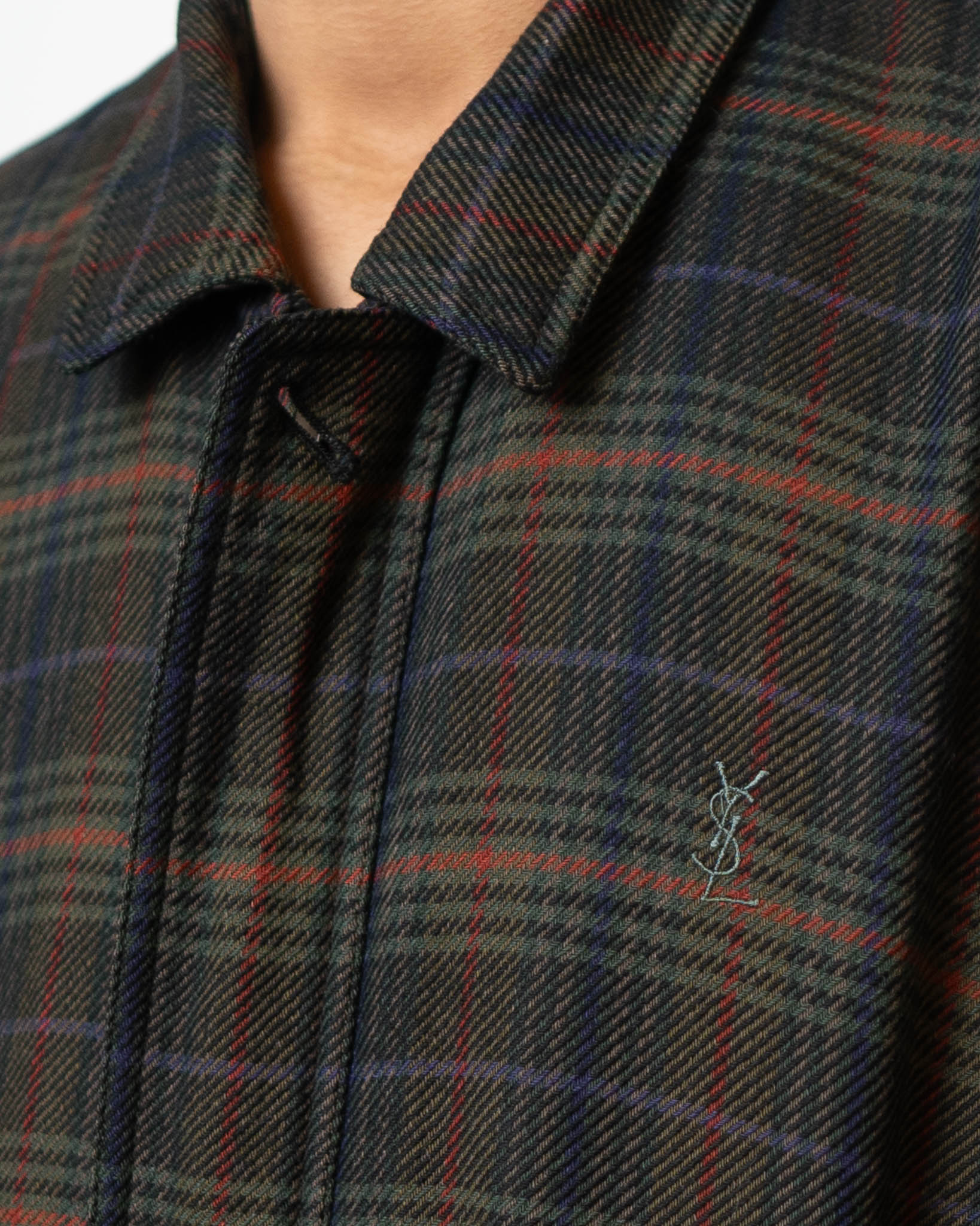 Yves Saint Laurent Vintage Plaid Jacket