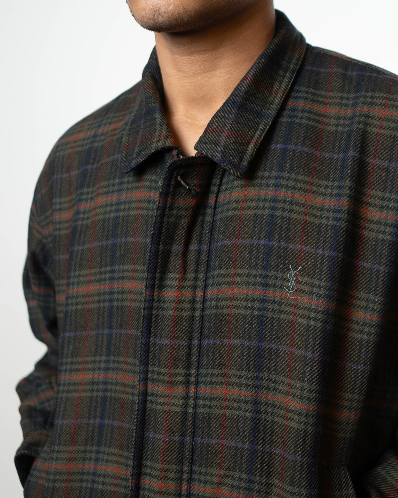 Yves Saint Laurent Vintage Plaid Jacket