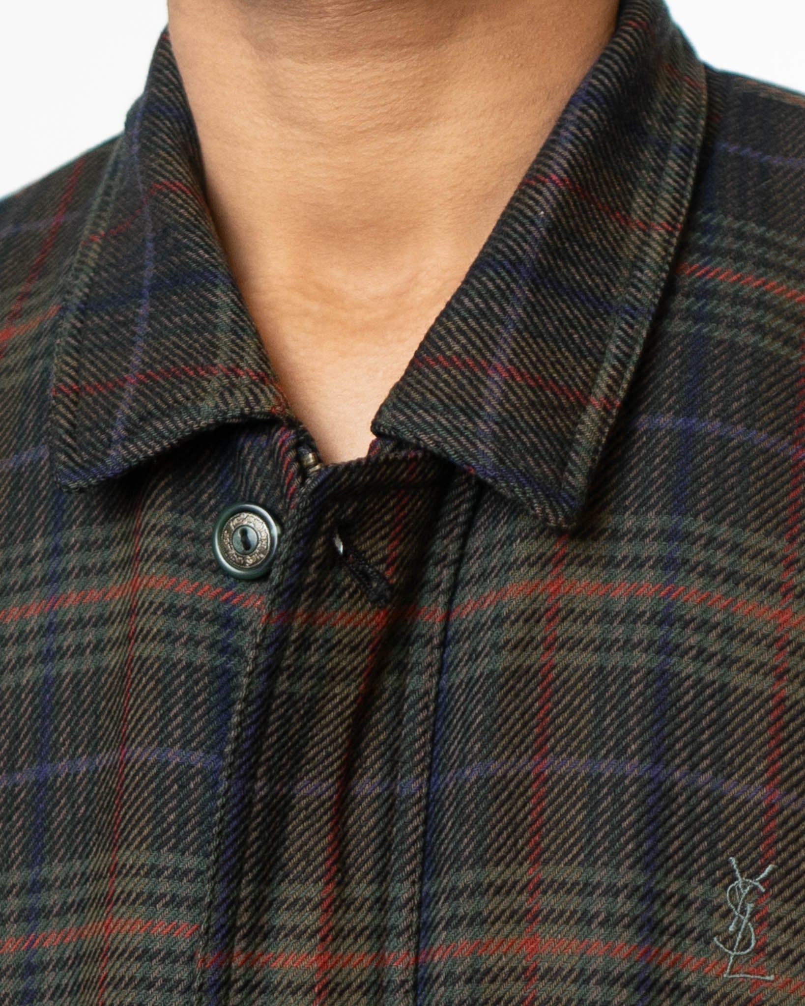 Yves Saint Laurent Vintage Plaid Jacket