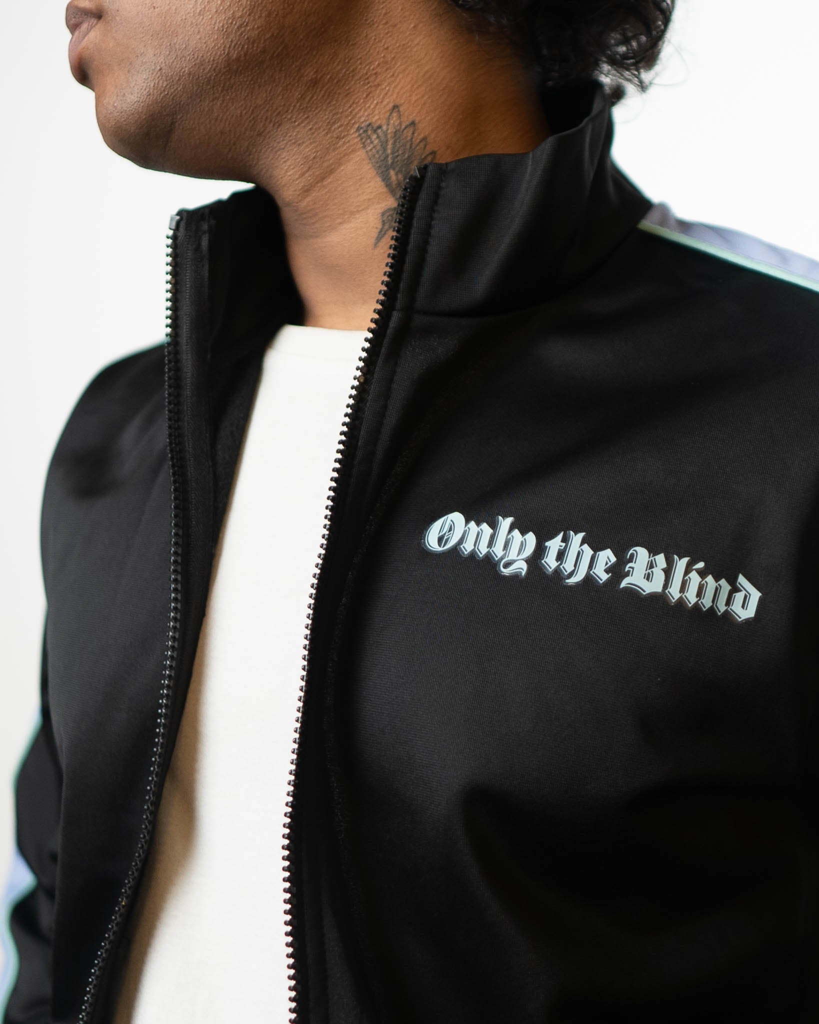 Only the Blind Jacket with Design on the Back