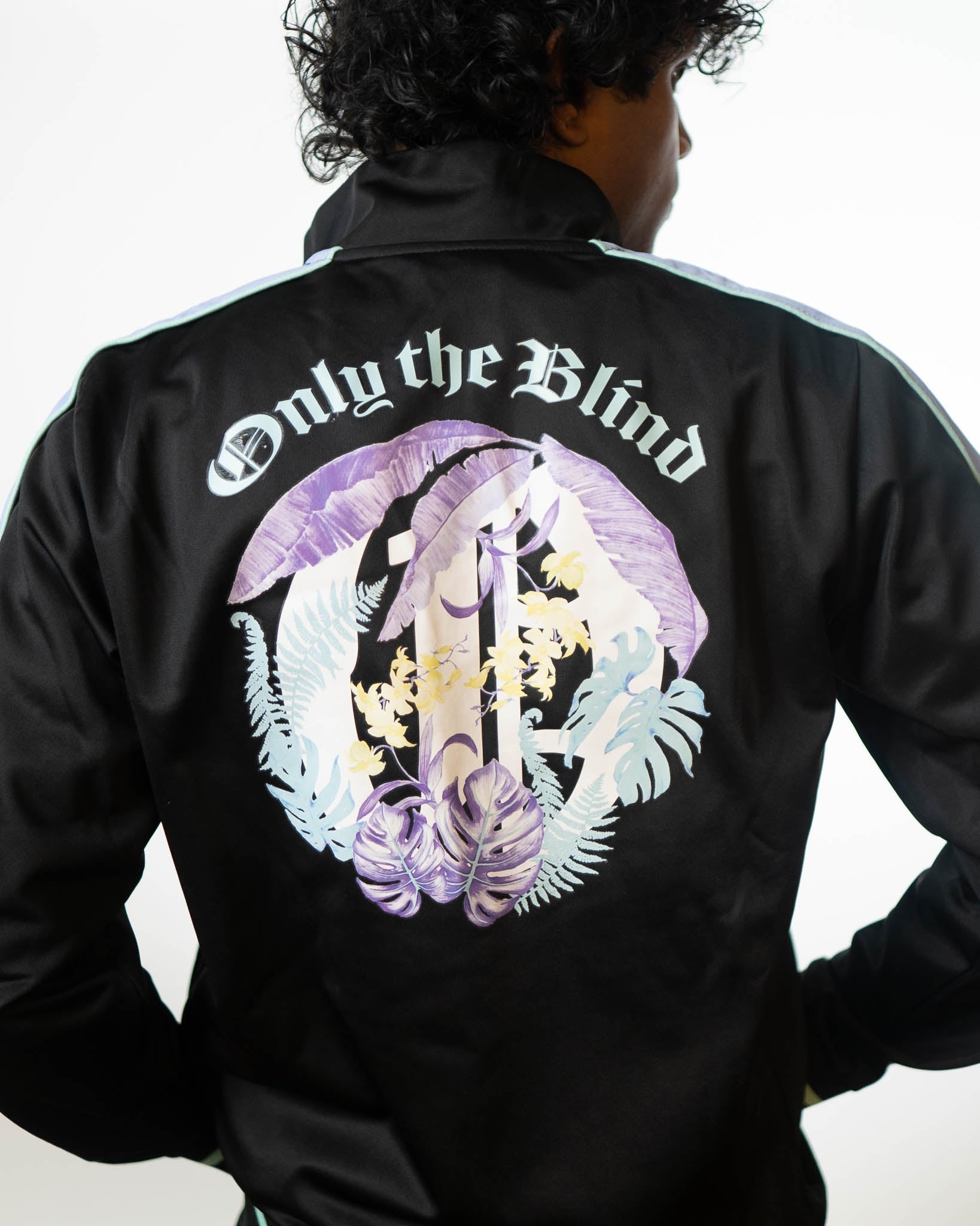 Only the Blind Jacket with Design on the Back