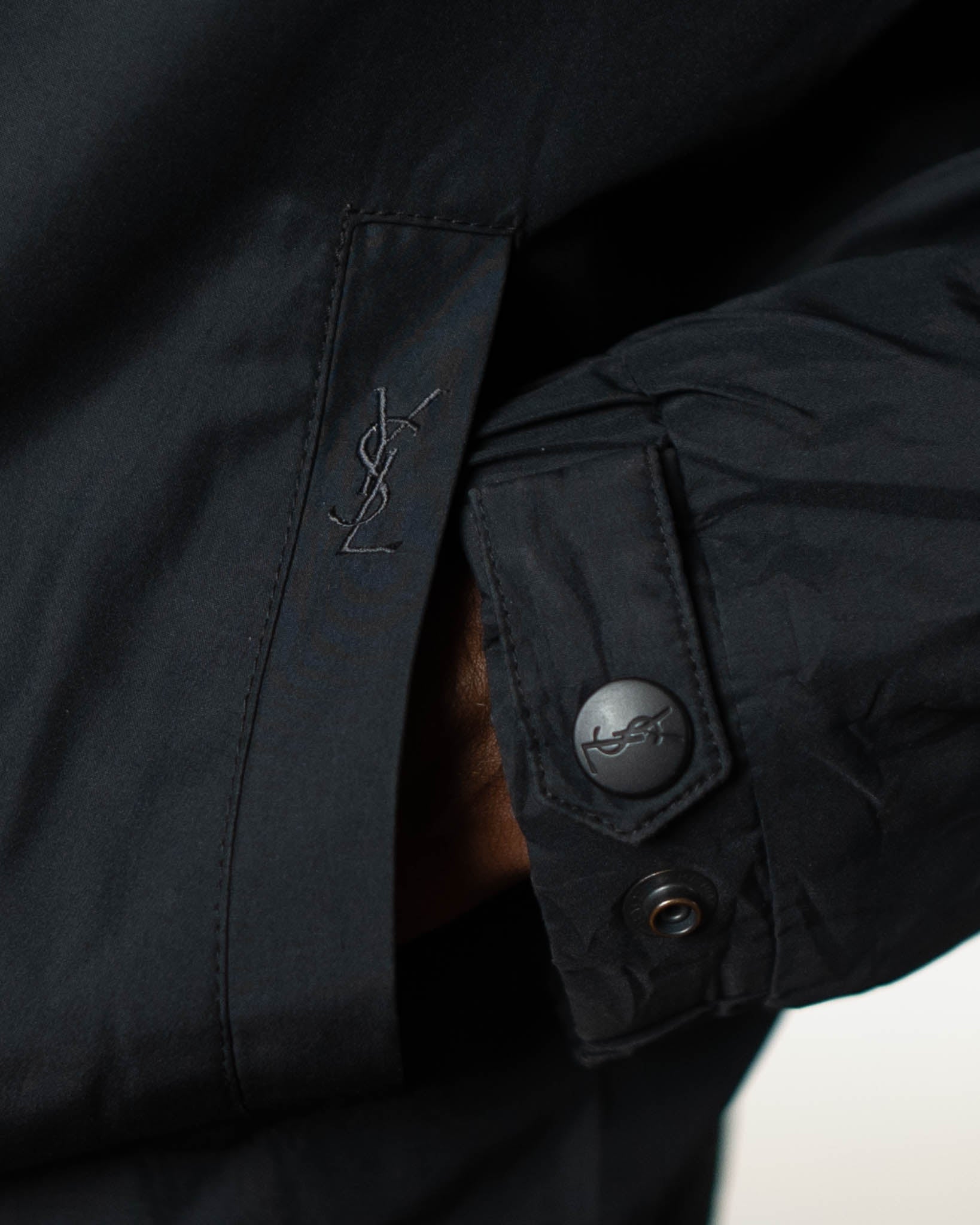Yves Saint Laurent Twill Teddy Jacket