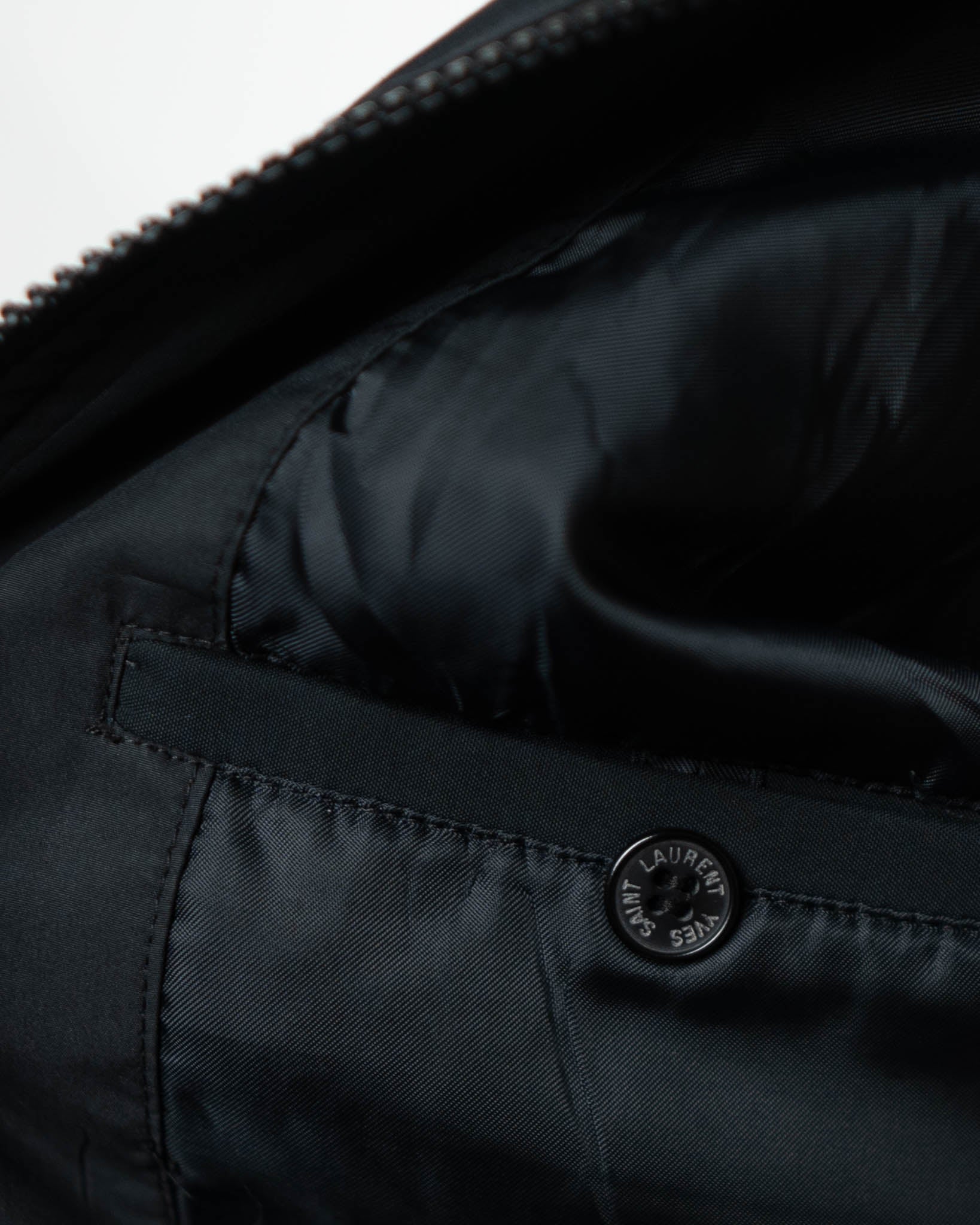 Yves Saint Laurent Twill Teddy Jacket