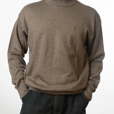 Yves Saint Laurent Vintage Turtleneck Sweater - Brown