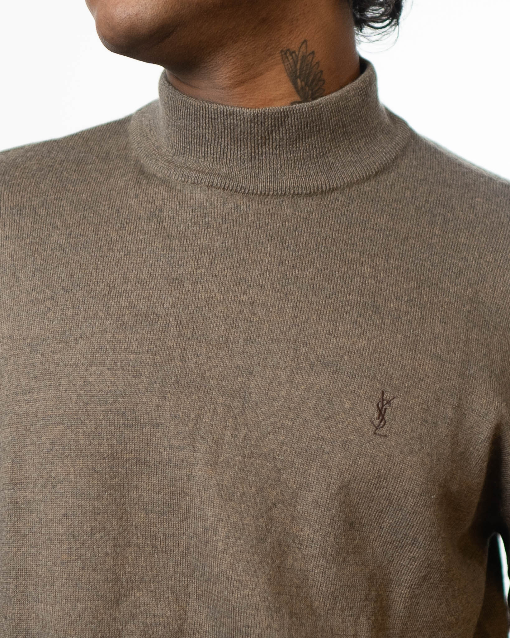 Yves Saint Laurent Vintage Turtleneck Sweater - Brown