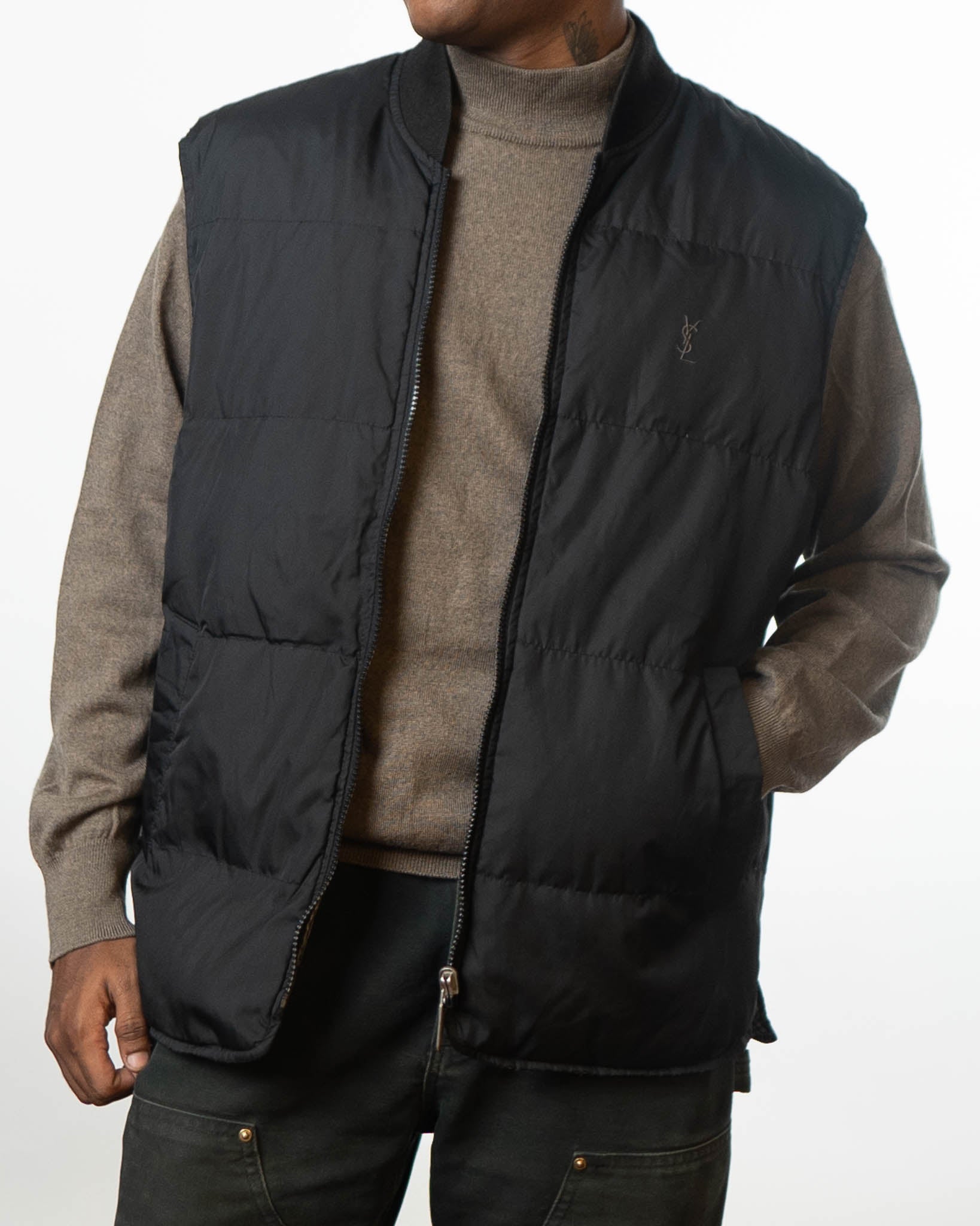 Yves Saint Laurent Vintage Puffer Reversible Vest