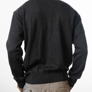 Yves Saint Laurent Vintage Black Grey Sweater