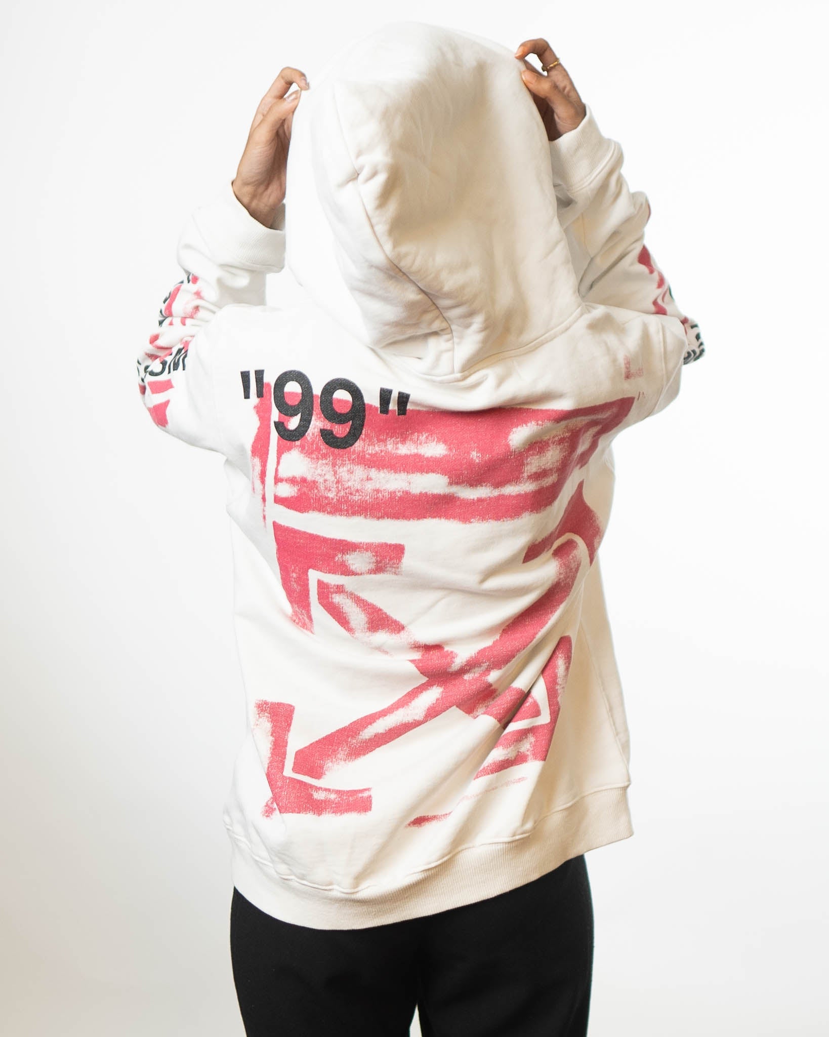 Off-White Arrow Graffiti Hoodie