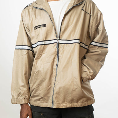 Paolo Gucci Beige Zip up Hoodie
