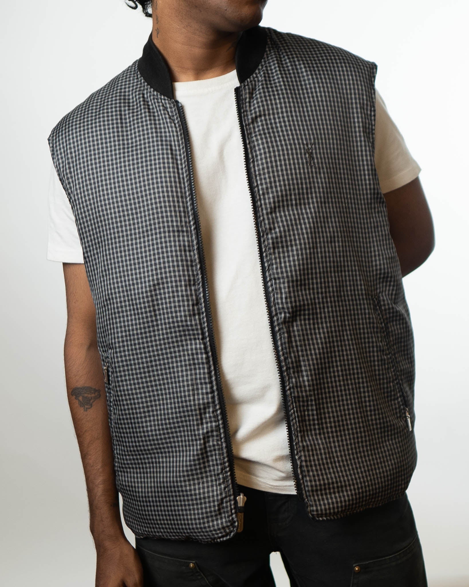 Yves Saint Laurent Vintage Puffer Reversible Vest