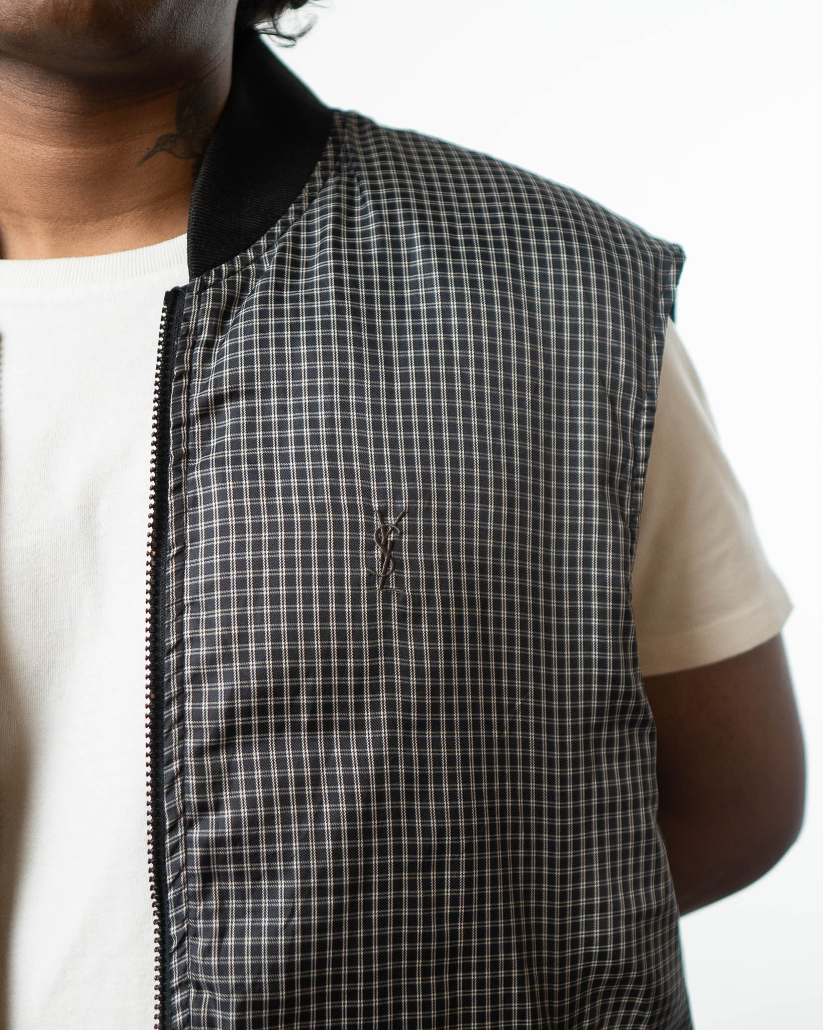 Yves Saint Laurent Vintage Puffer Reversible Vest