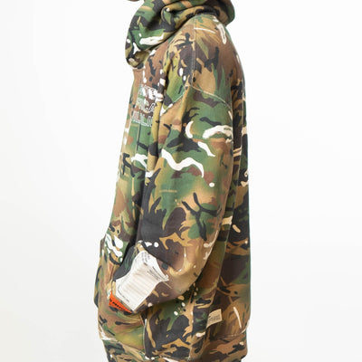 Heron Preston Camouflage Hoodie Sweatshirt