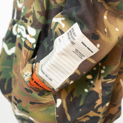 Heron Preston Camouflage Hoodie Sweatshirt
