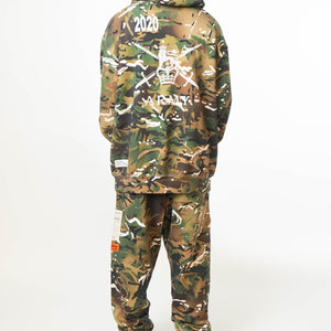 Heron Preston Camouflage Hoodie Sweatshirt