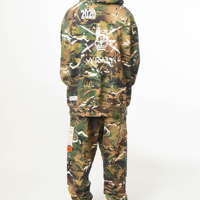 Heron Preston Camouflage Hoodie Sweatshirt