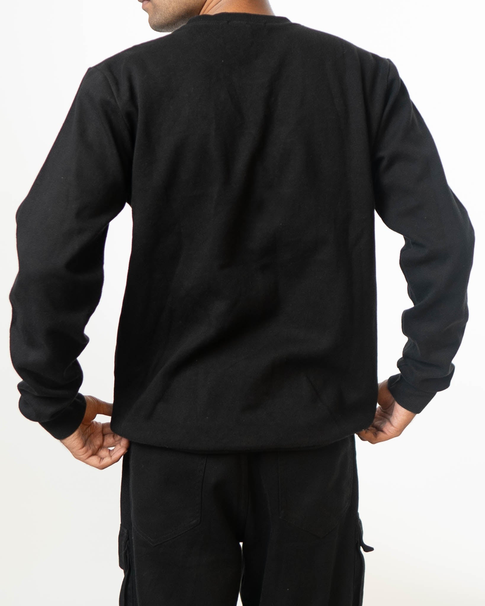 Fendi Logo Black Sweatshirt
