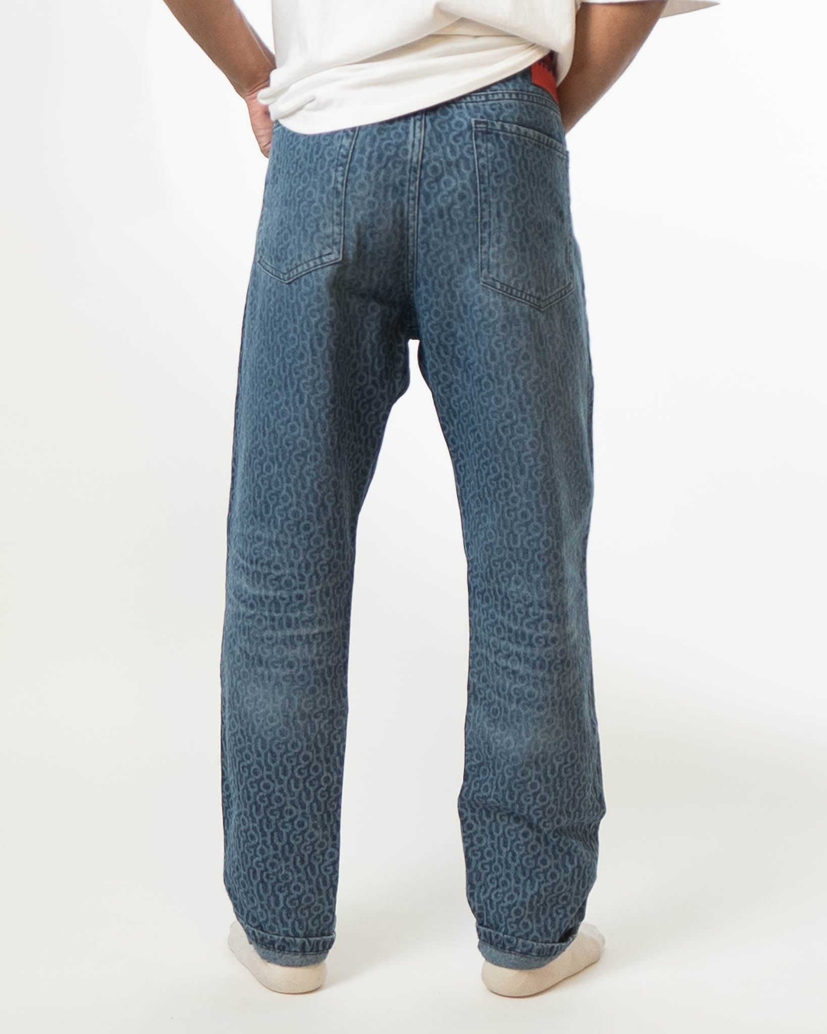 Hugo Boss Logo Blue Jeans