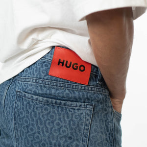 Hugo Boss Logo Blue Jeans