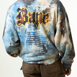 BAPE Tie Dye Boombox Crewneck Multicolor