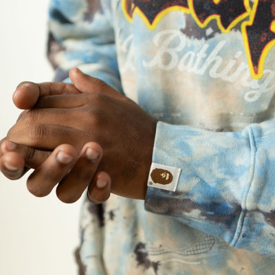BAPE Tie Dye Boombox Crewneck Multicolor