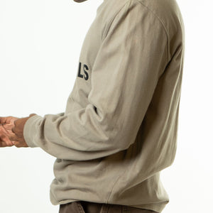 Fear Of God Essentials SS22 Long Sleeve T-Shirt 'Dark Oatmeal'