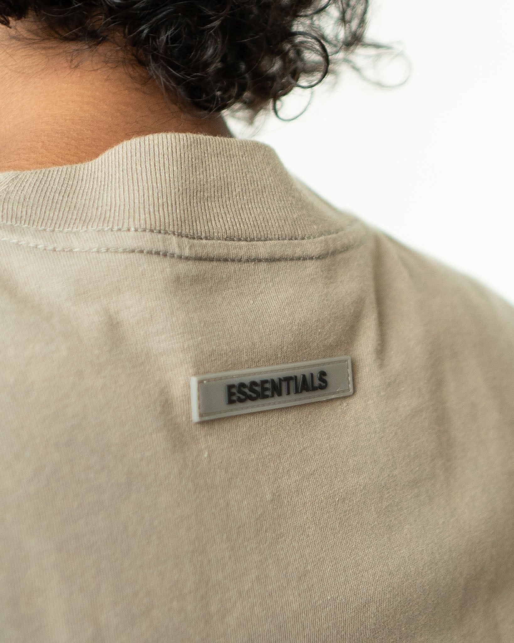 Fear Of God Essentials SS22 Long Sleeve T-Shirt 'Dark Oatmeal'