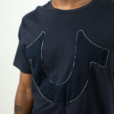 True Religion Men's Logo Regular Fit T-Shirt