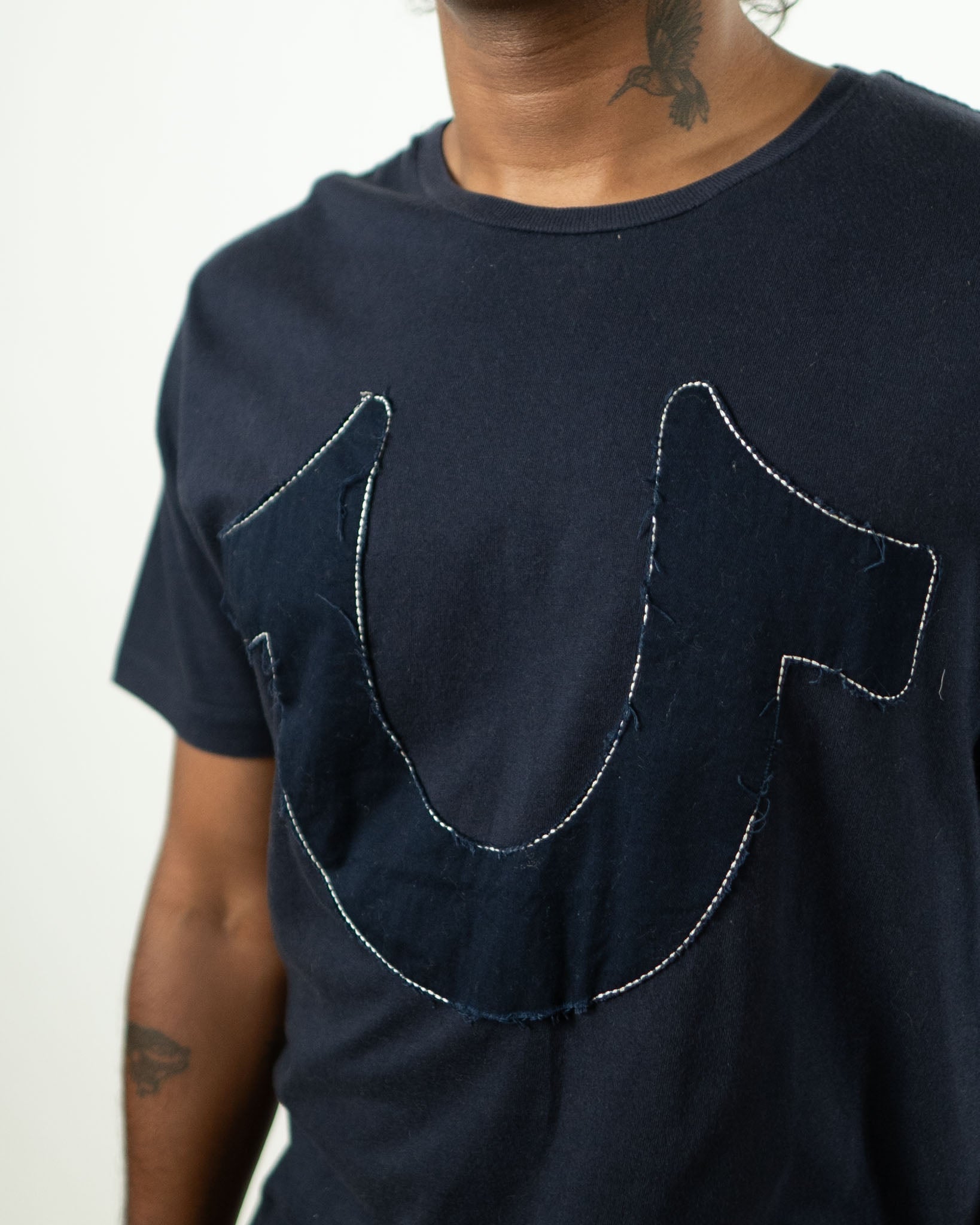 True Religion Men's Logo Regular Fit T-Shirt