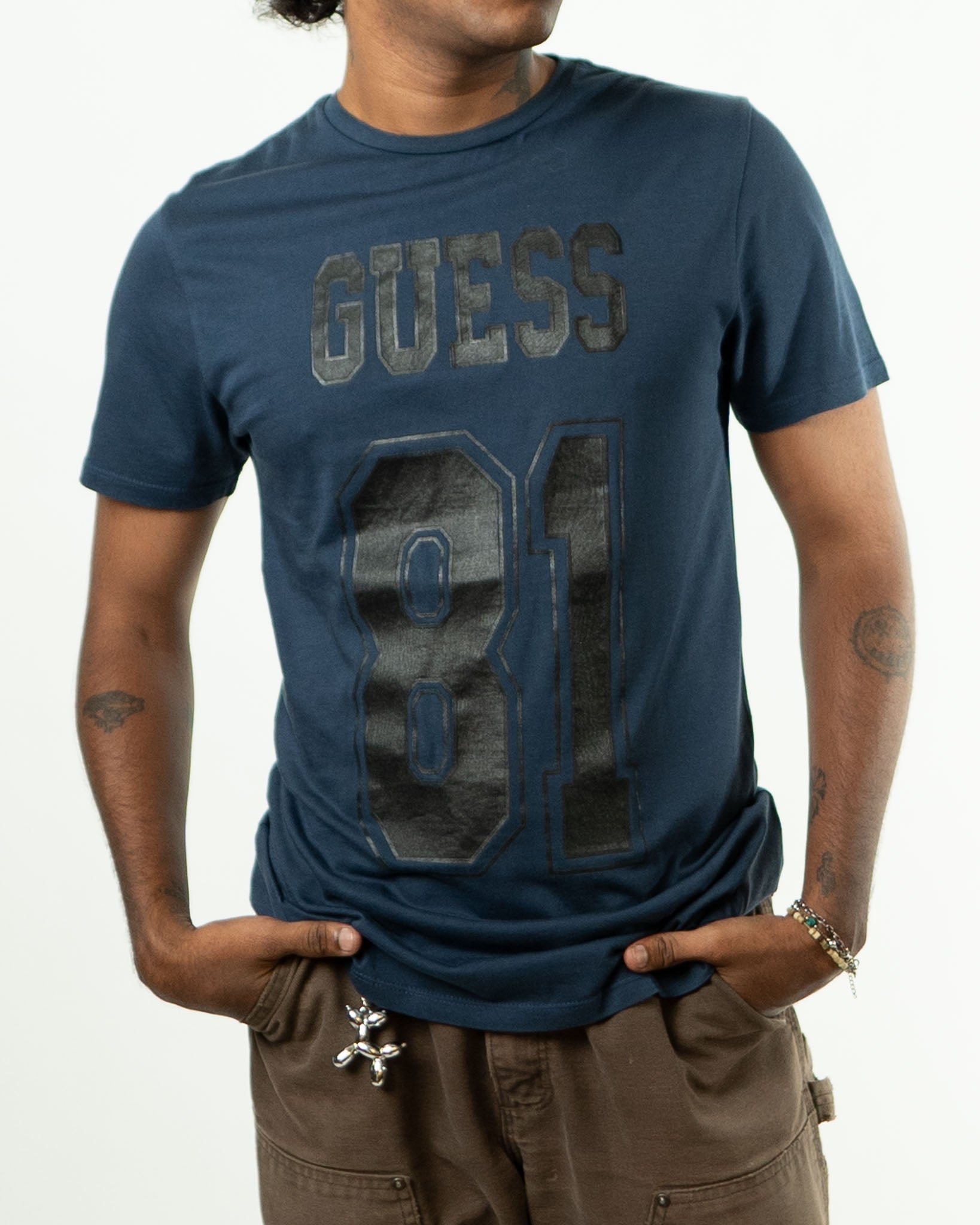 Guess Printed Regular Fit T-Shirt