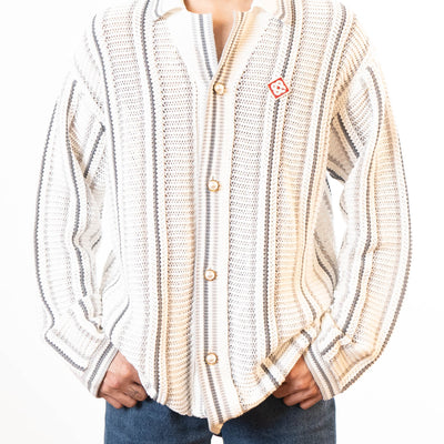 Casablanca Crochet Textured Shirt