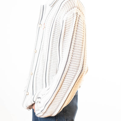 Casablanca Crochet Textured Shirt