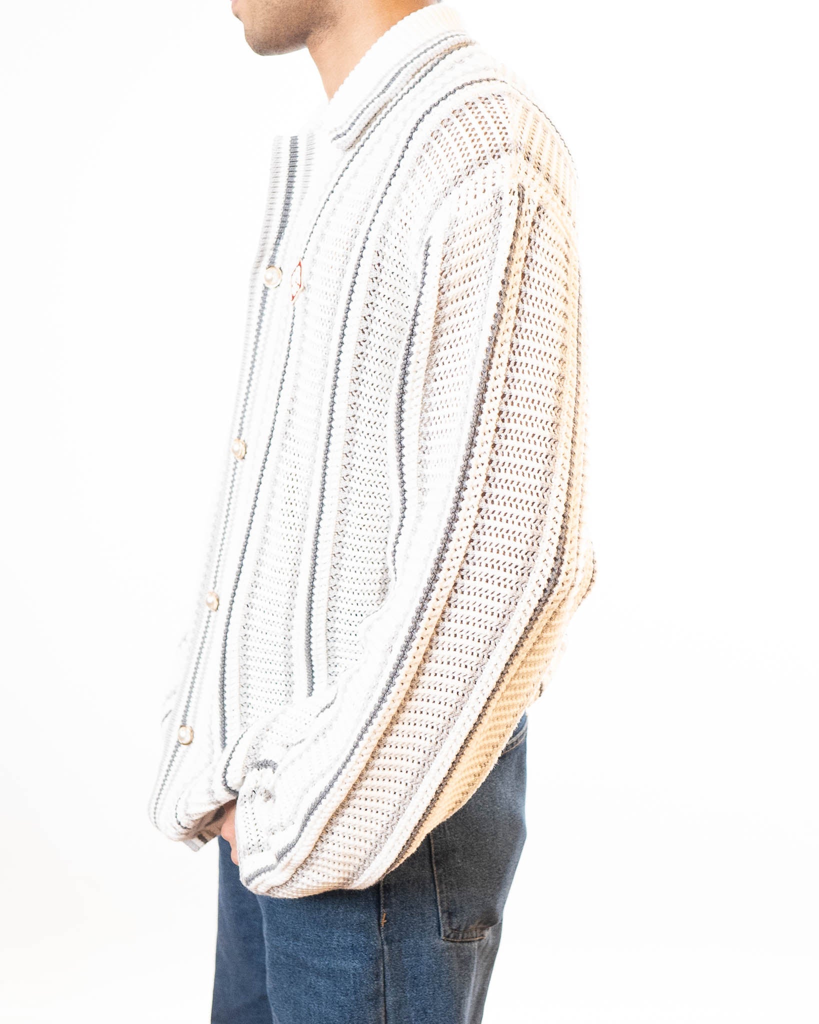 Casablanca Crochet Textured Shirt