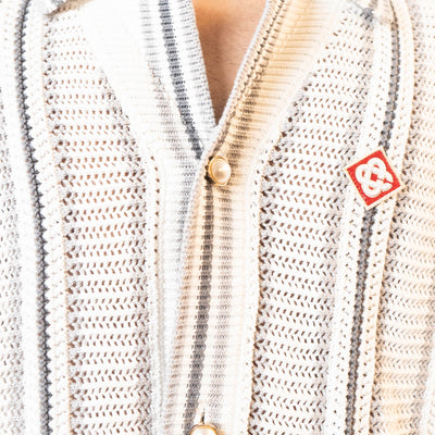 Casablanca Crochet Textured Shirt