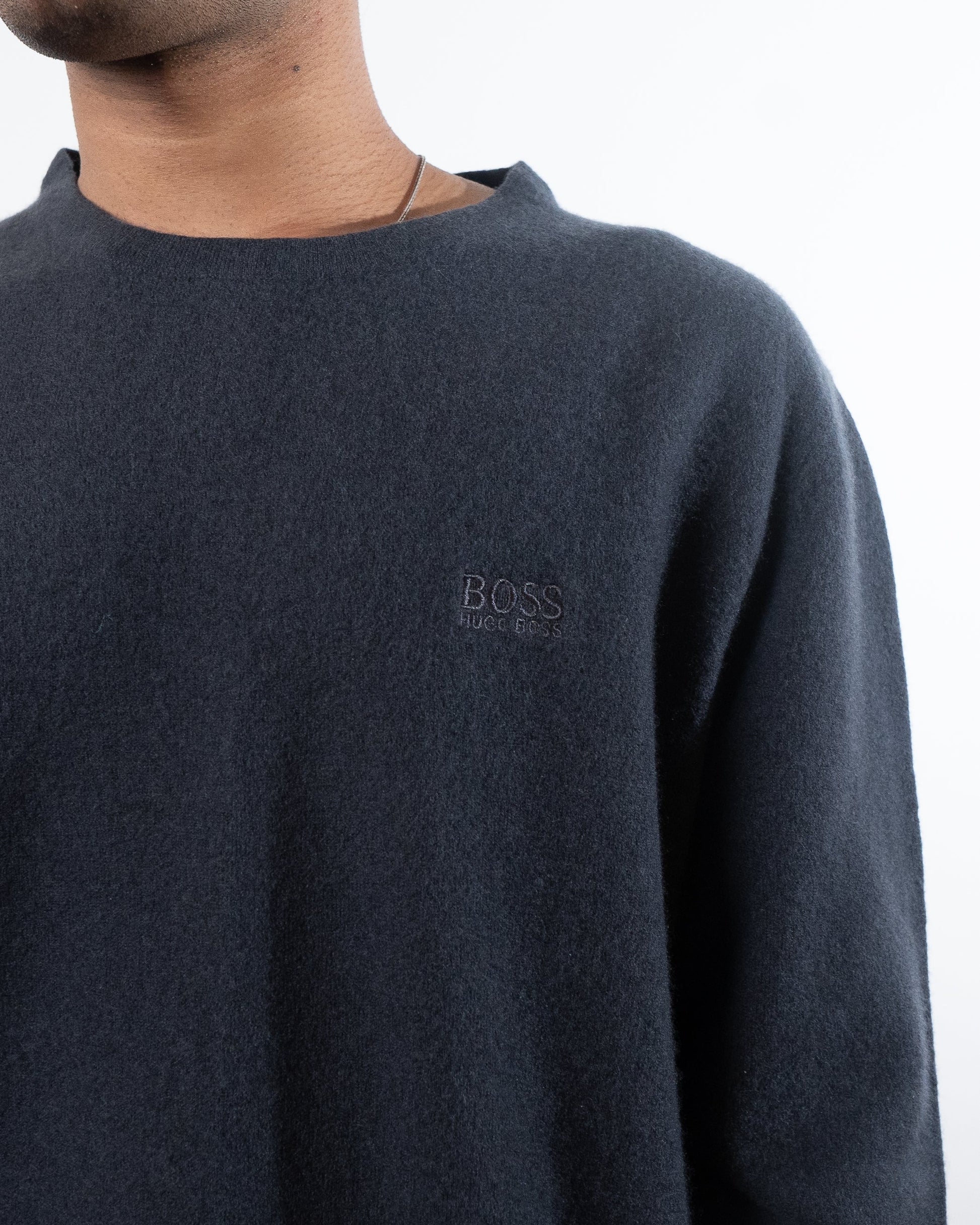 Hugo Boss Regular Fit Sweater - Dark Grey