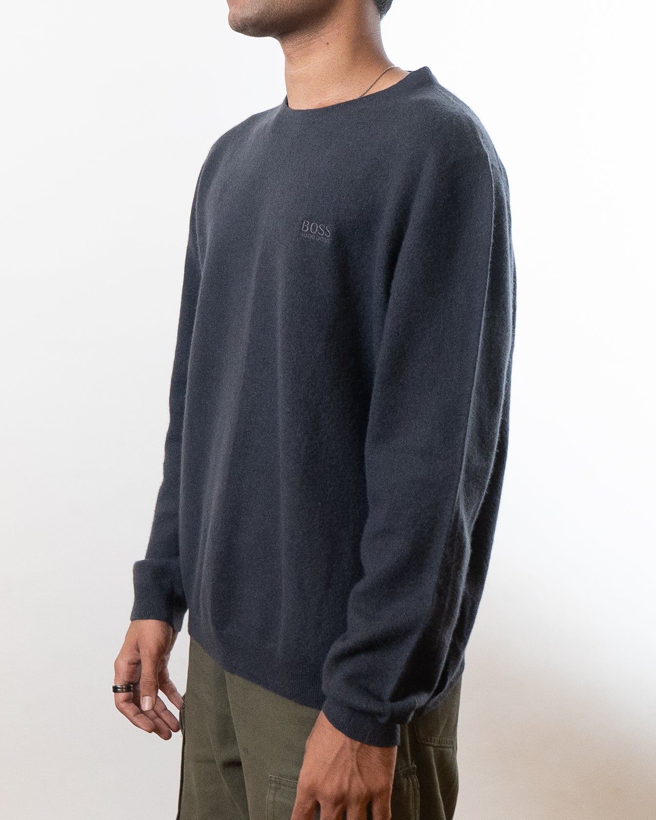 Hugo Boss Regular Fit Sweater - Dark Grey