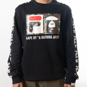 Aape By A Bathing Ape x Fila Sweatshirt