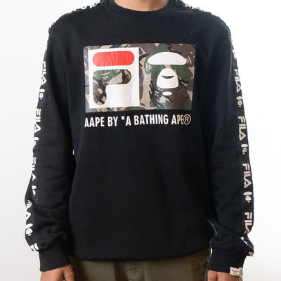 Aape By A Bathing Ape x Fila Sweatshirt