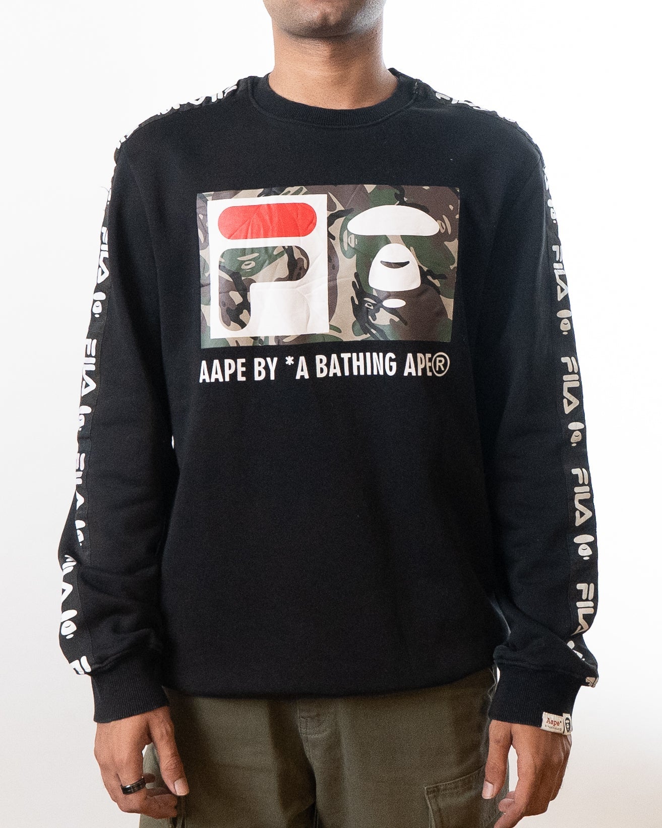 Aape By A Bathing Ape x Fila Sweatshirt