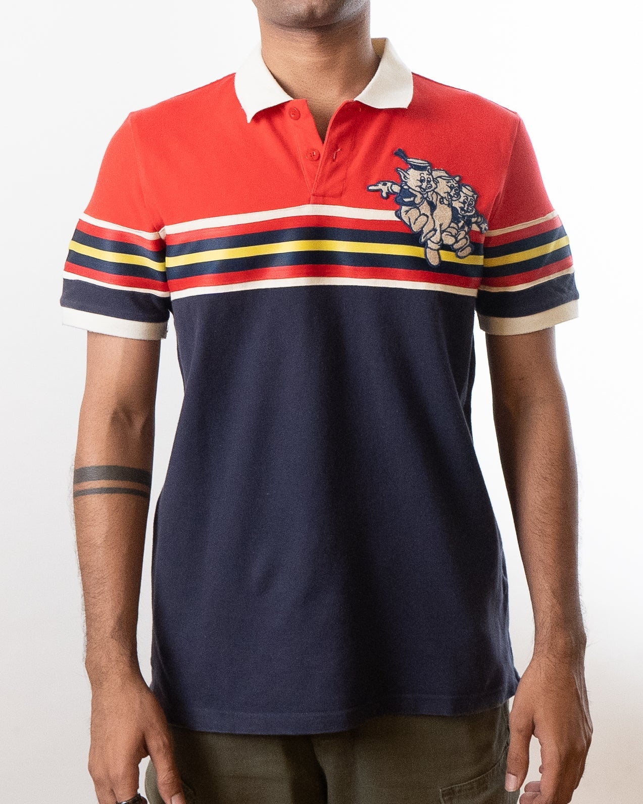 Gucci Three Little Pigs Polo T-Shirt