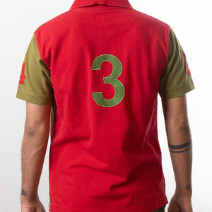 Hackett Regular Fit Army Team Polo T-Shirt