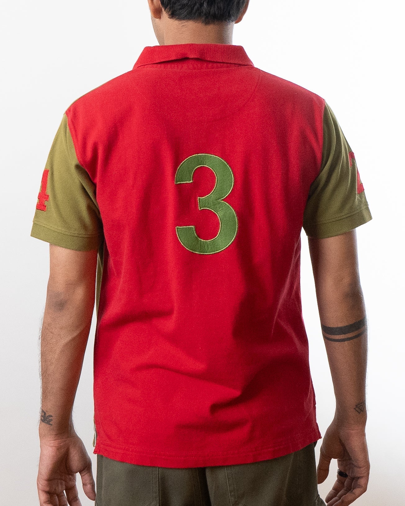 Hackett Regular Fit Army Team Polo T-Shirt