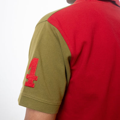 Hackett Regular Fit Army Team Polo T-Shirt